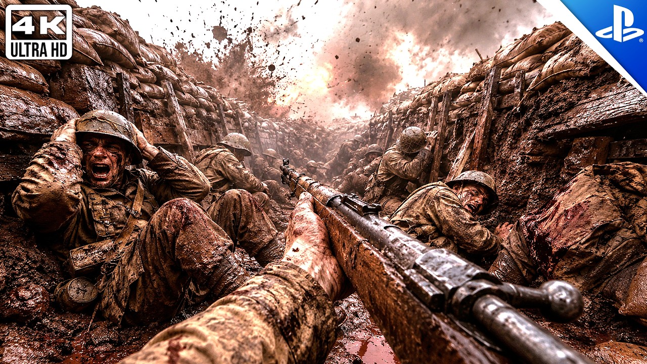 We Were Resting in the Trench&hellip; Until the German Mortars Turned Everything Into Hell [Part08]COD WWII