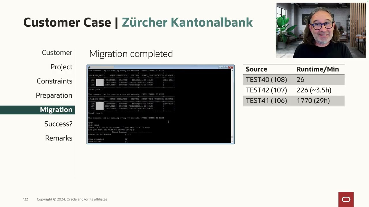 Как клиент использовал обновляемые клонированные PDB-базы данных для выполнения миграций