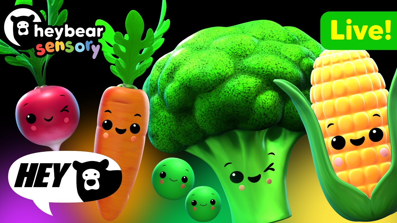Hey Bear Sensory - Funky Veggies Live!