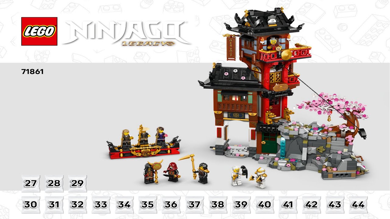 LEGO Instructions - Ninjago - 71861 - The Old Town - Legacy (Book 3)
