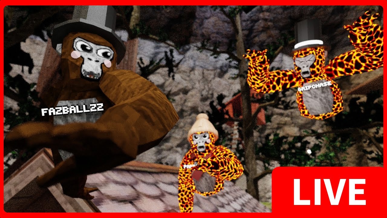 🔴PLAYING GORILLA TAG LIVE WITH VIEWERS🔴