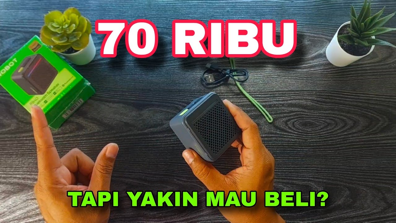 Review Speaker Bluetooth Robot RB40: Murah, Bass Gede, Ada Lampu RGB!