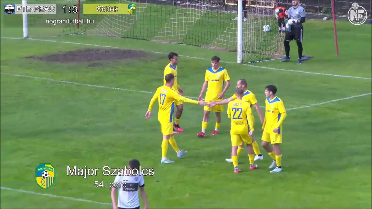 Összefoglaló PTE-PEAC - Siófok (2:4) mérkőzésről