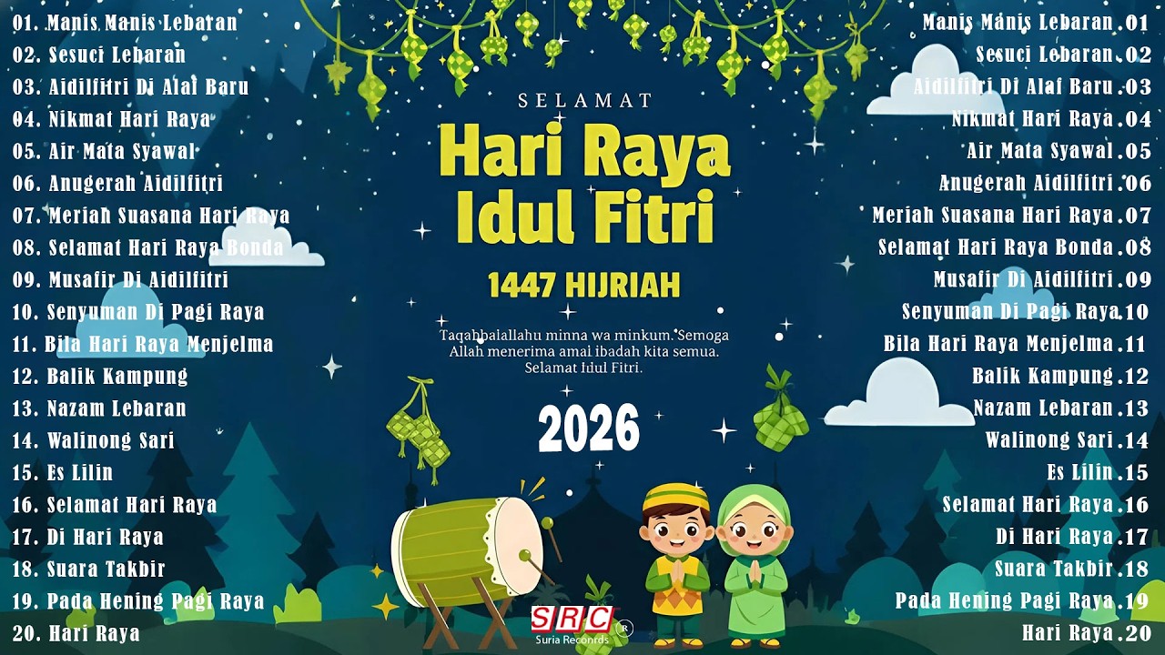 Lagu Raya 2026 Terbaik 🌙 Lagu Raya Balik Kampung | Koleksi Lagu Raya Evergreen Sepanjang Zaman