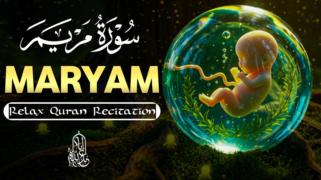 Surah Maryam 💖 | The Miracle of Creation | Baby in Mother’s Womb | Heart Touching Recitation