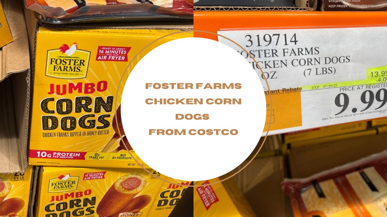 Foster Farms Jumbo Corn Dogs from Costco
