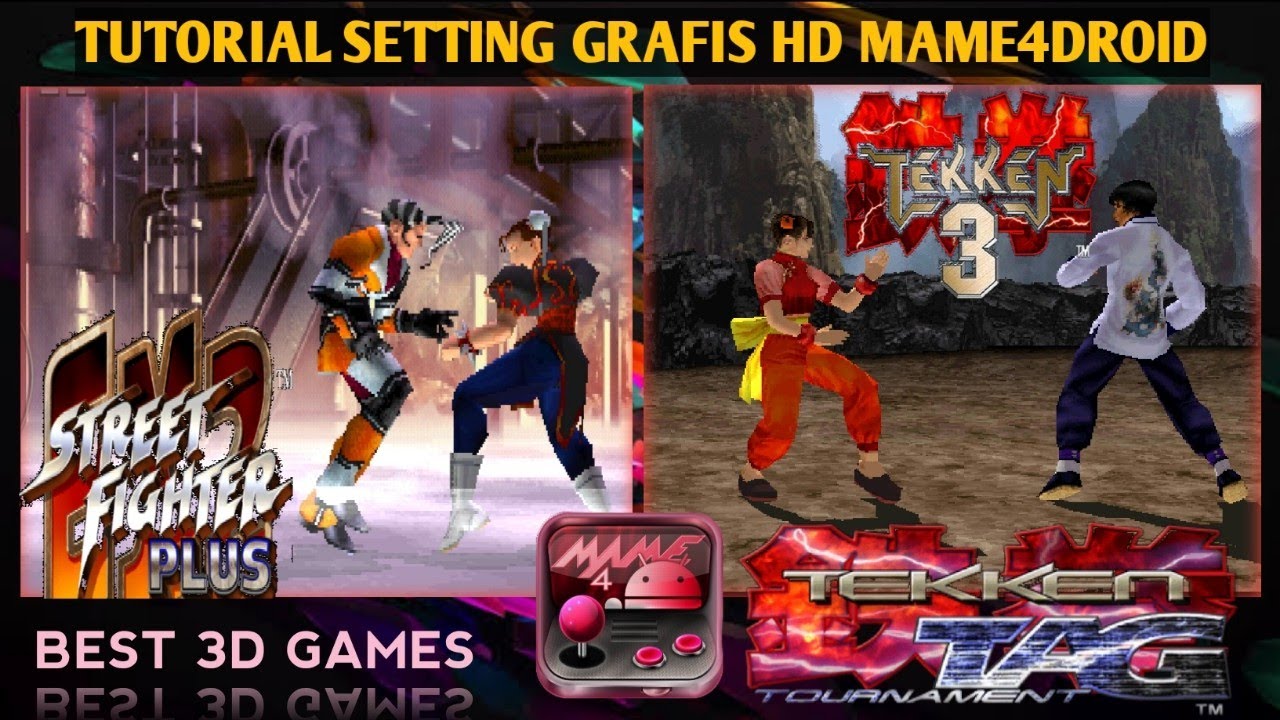 TUTORIAL SETTING GRAFIS MAME4DROID ANDROID 3D GAMES