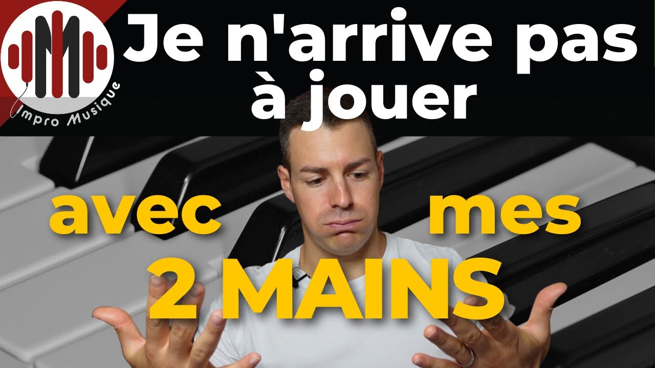 JOUER A DEUX MAINS DU PIANO (3 exercices à faire)