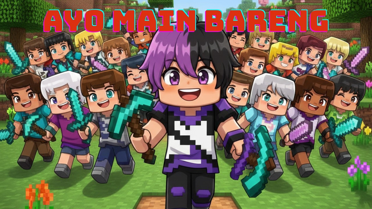 💀 HARDCORE MINECRAFT: SATU NYAWA ATAU SELESAI! (Main Bareng Viewers)