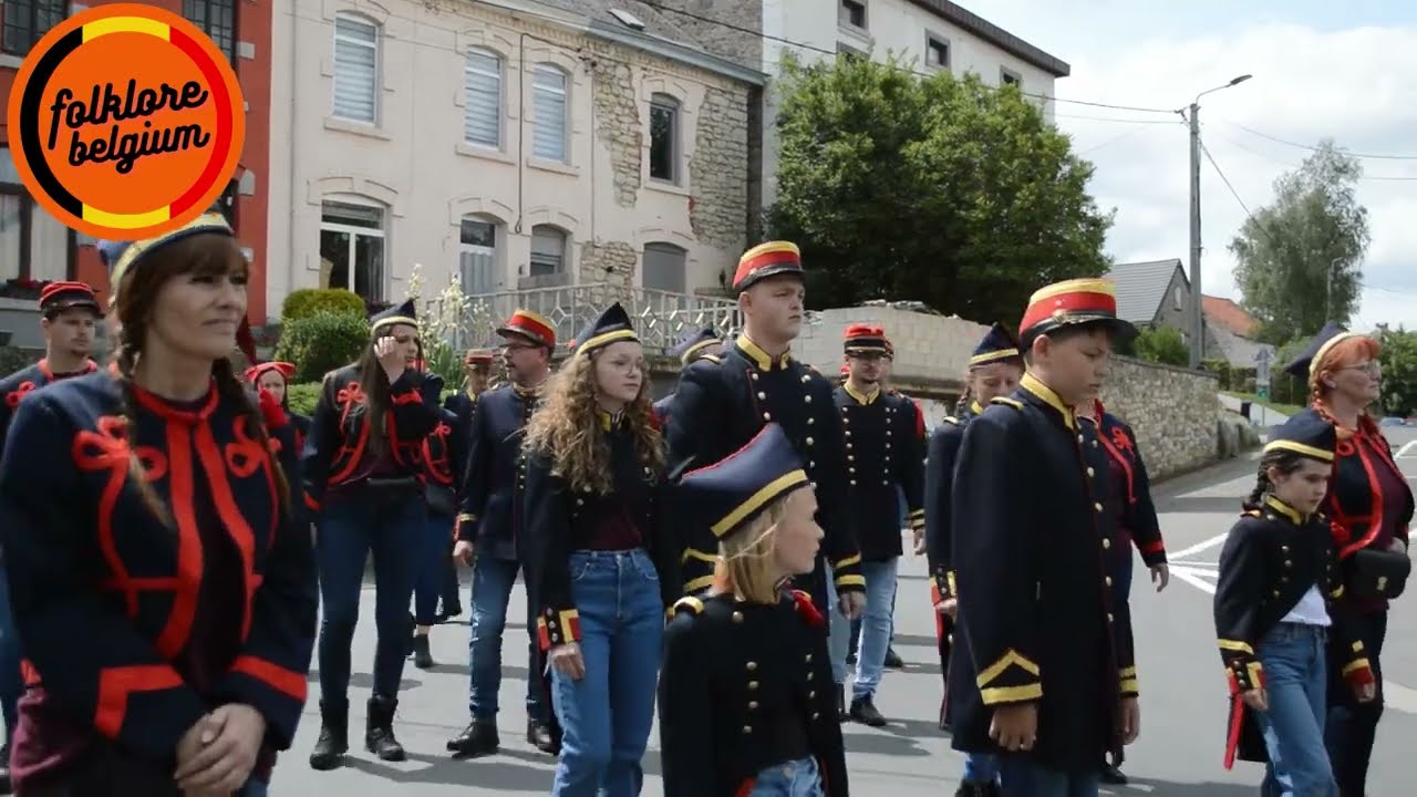 🥁 sortie corps d'office Marche Sainte-Marguerite de Berzée 2023 🥁 éps.1 🥁 folklore belgium 🥁