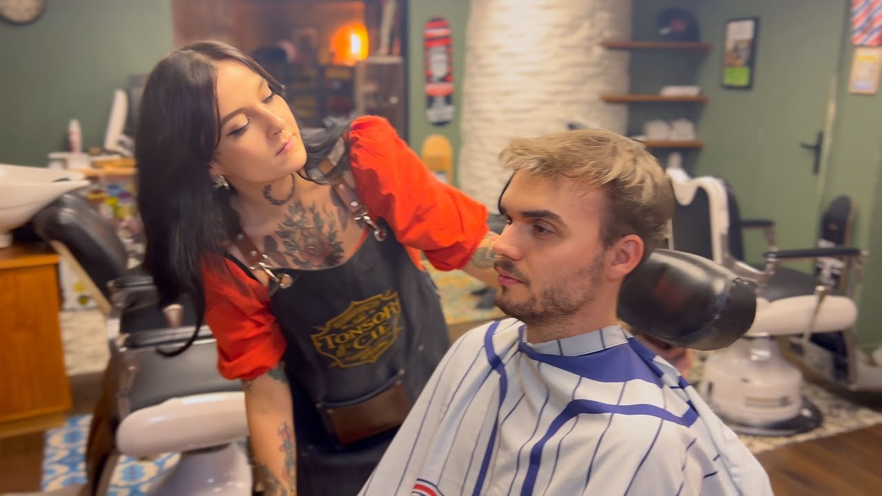 She Took Control Of My Beard... 😳 Incredible Female Barber ASMR