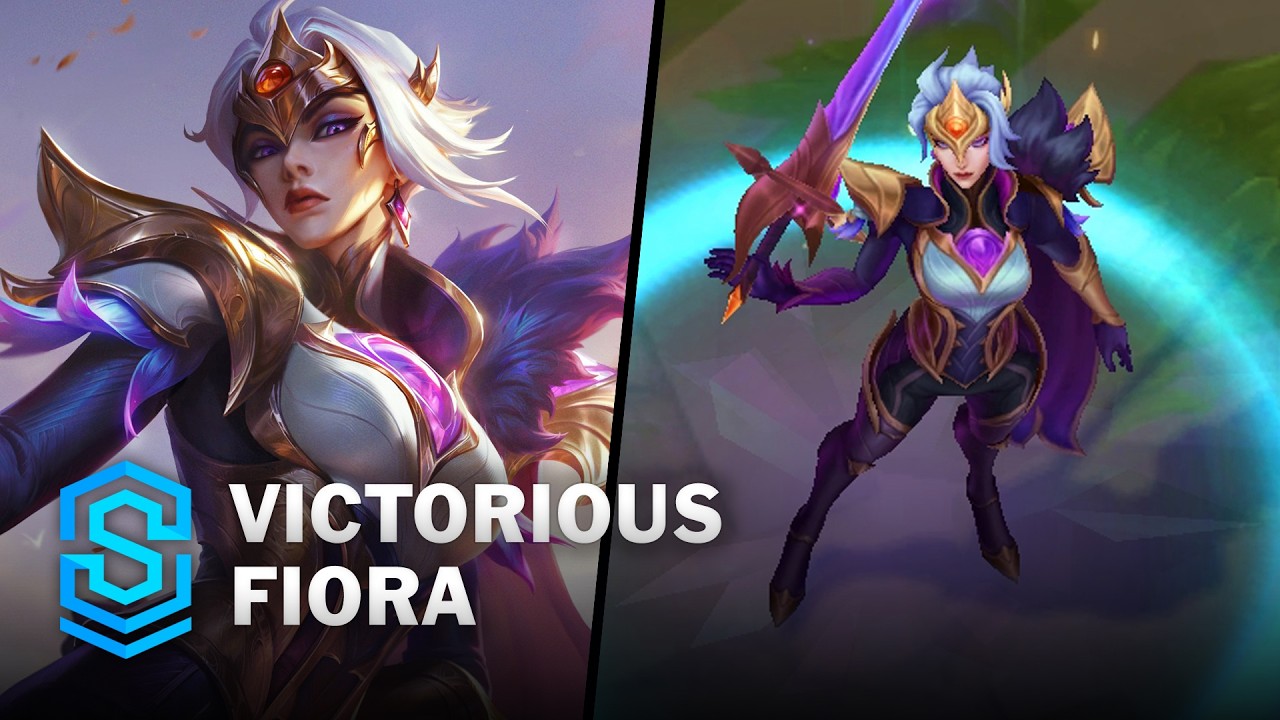 Victorious Fiora Skin Spotlight - Pre-Release - PBE Preview - League of Legends
