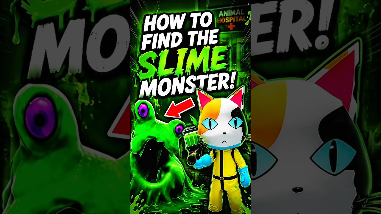 👀How I Found the Slime Monster in Animal Hospital!🔥 | How to Find the slime monster?? |
