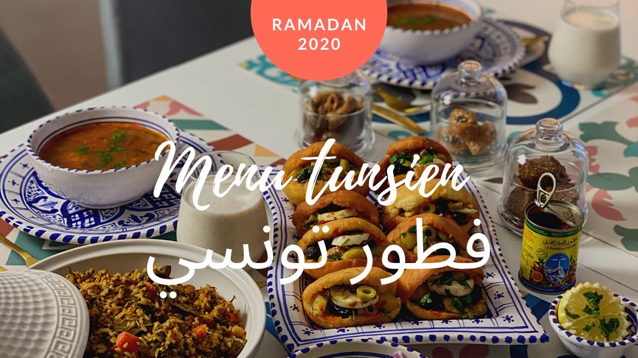 فطور تونسي - Ftour 100% Tunisien - cuisine à deux (Fricassés, rouz jerbi, chorba)