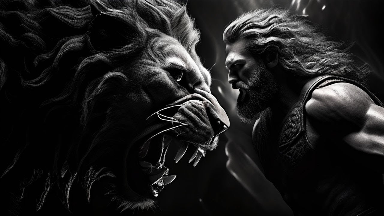 Heracles and the Nemean Lion - epic metal track | Legends in Metal by @neuroart_dm