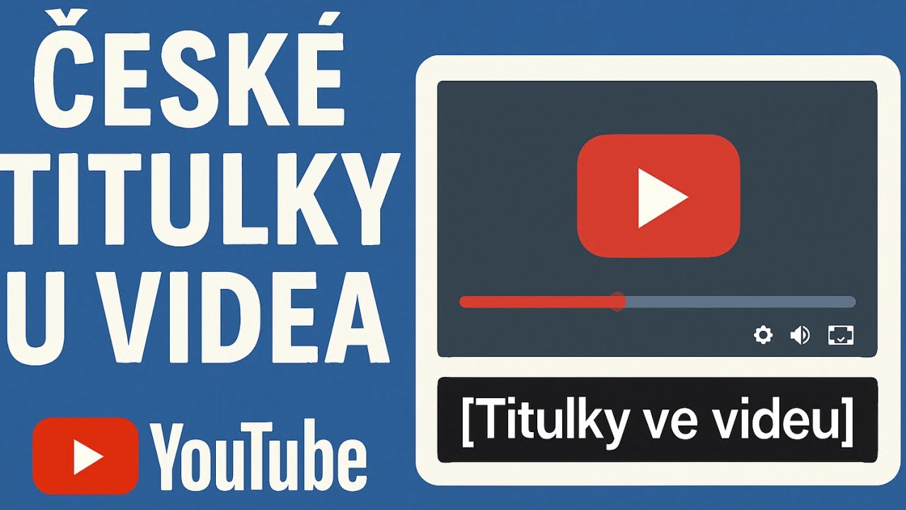 Jak nastavit ČESKÉ TITULKY na YOUTUBE u videa