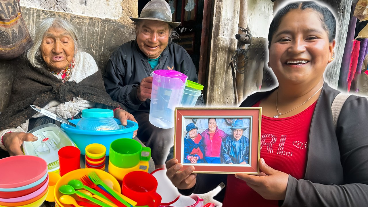 Sorprendí a los abuelitos de 90 años con estos regalos