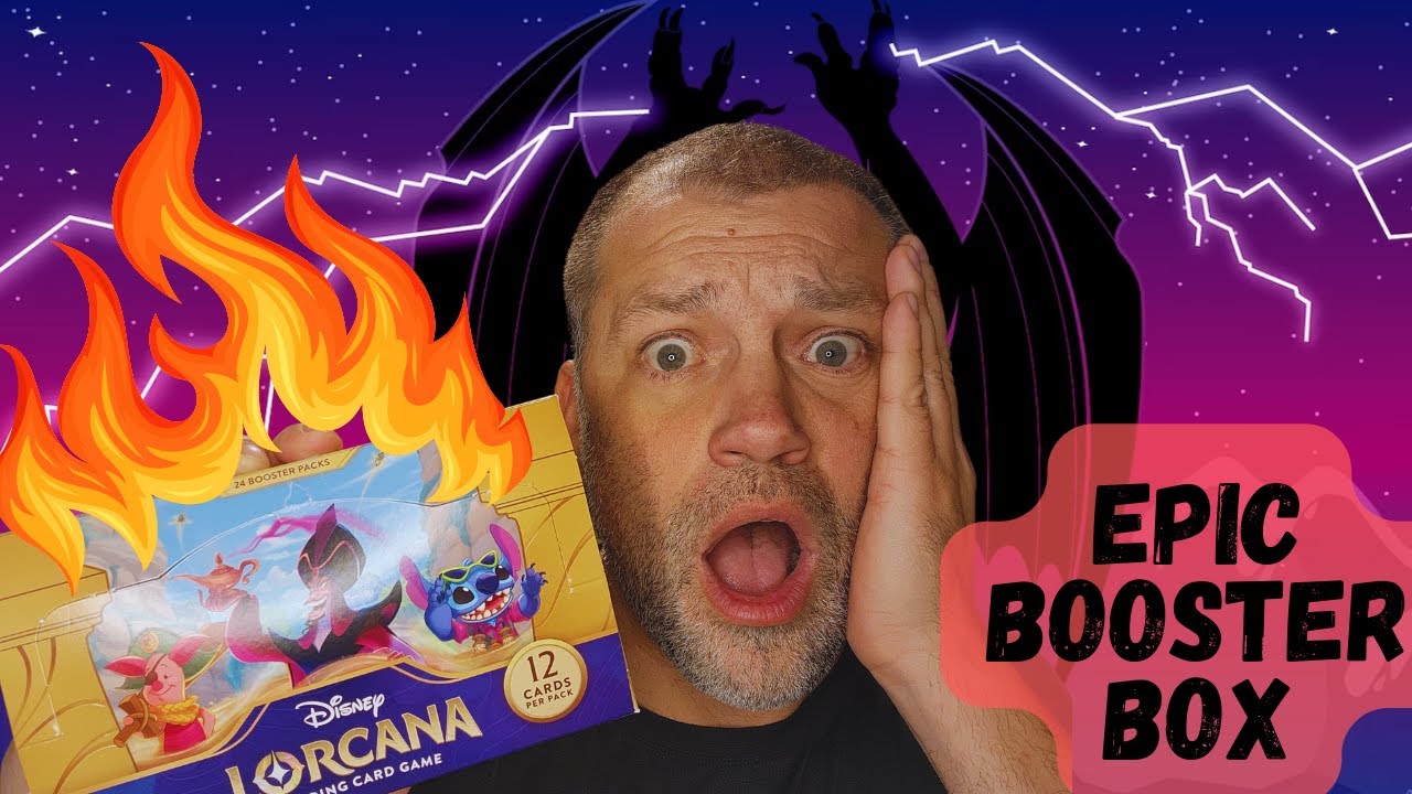 We opened the BEST Booster Box of Lorcana Chapter 3 Into the Inklands!!