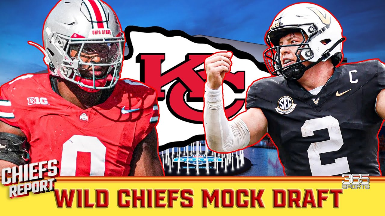 CRAZY Kansas City Chiefs 7-round Mock draft... Ft. Sonny Styles, Diego Pavia & christen Miller