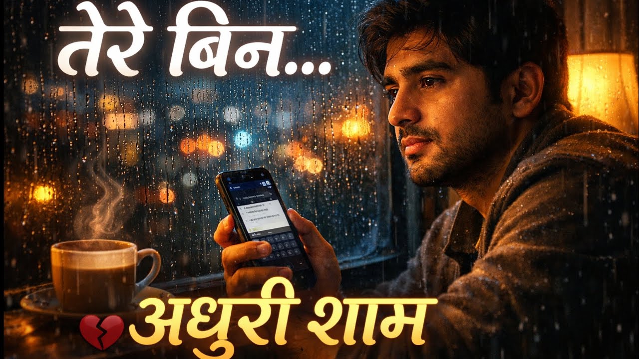 तेरे बिन अधूरी शाम | Emotional Hindi Lo-Fi Love Song 2026 | Rainy Night Vibes