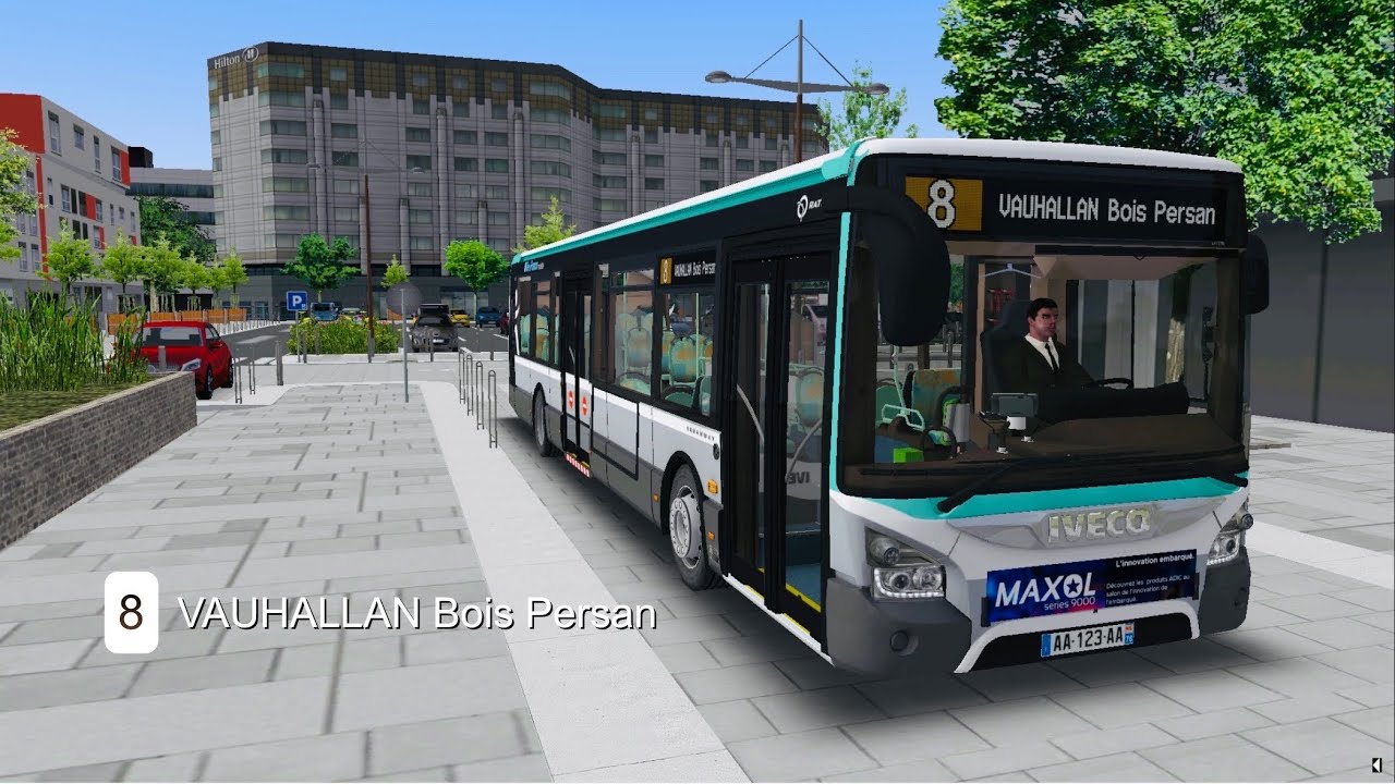 OMSI 2 - Ligne 8 en Iveco Urbanway Tector 7 - Bug de texture fin de vidéo - GPM