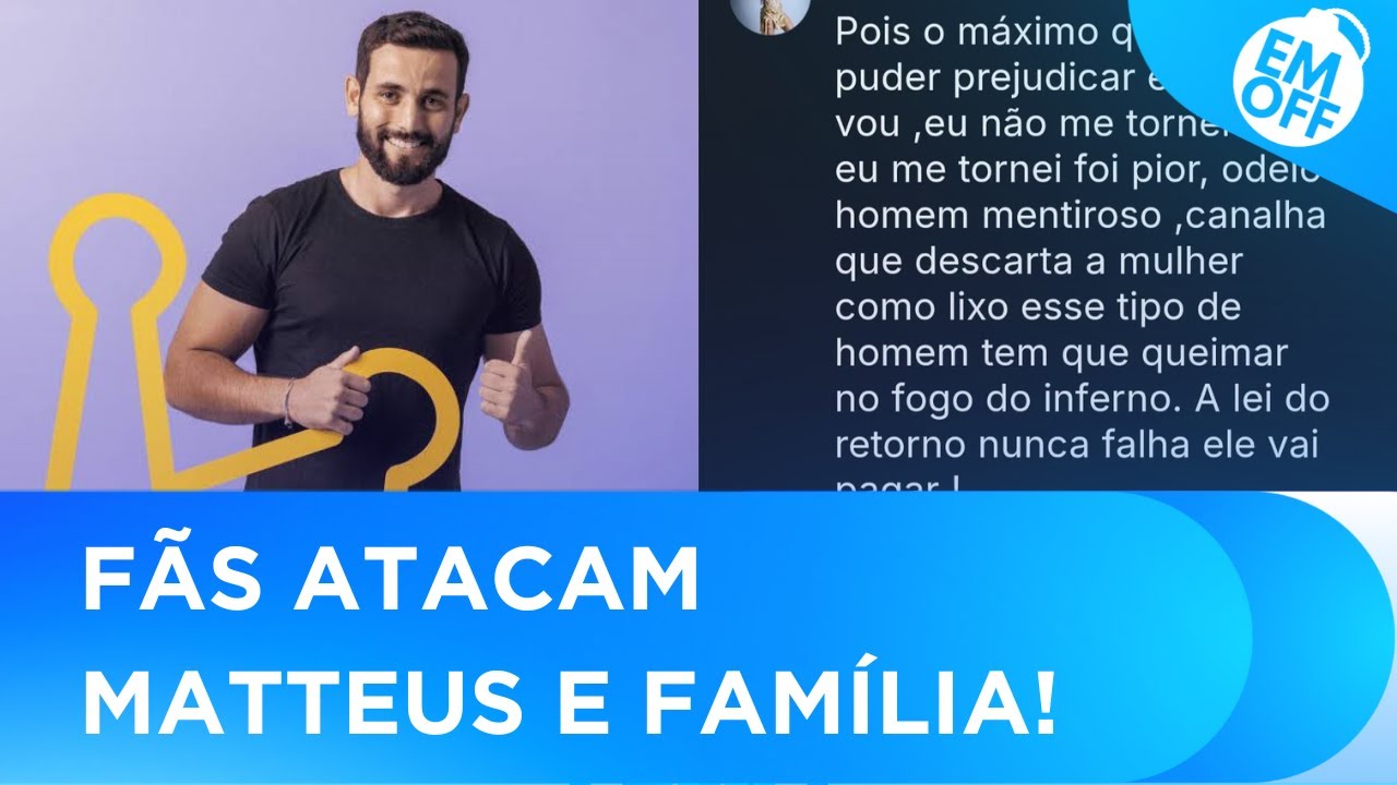 Familiares de Matteus Alegrete são ameaçados por fãs de Isabelle