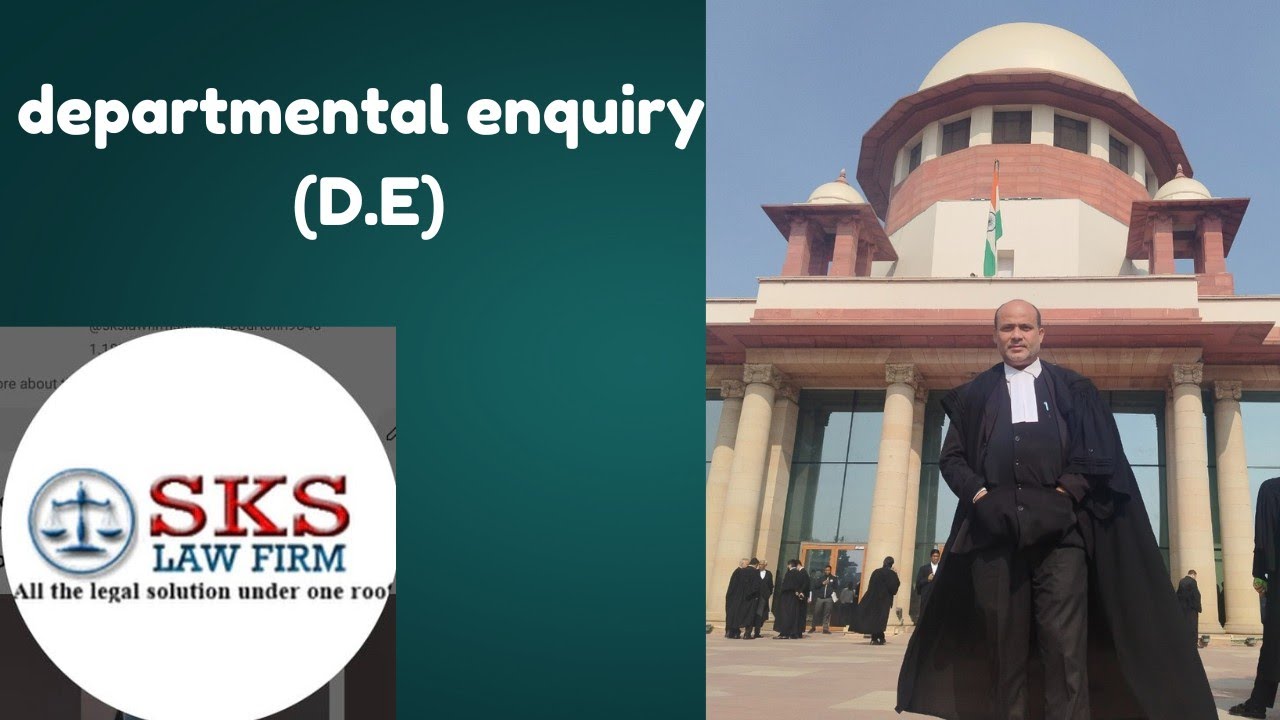 Departmental inquiry proceeding for paramilitary force Explain by Advocate saroj kumar singh,