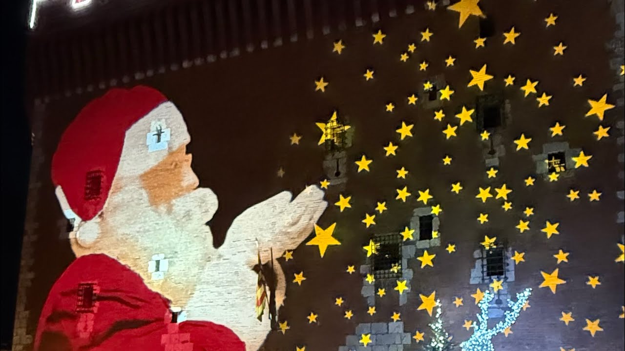 Feux d'artifice de Noël à Perpignan