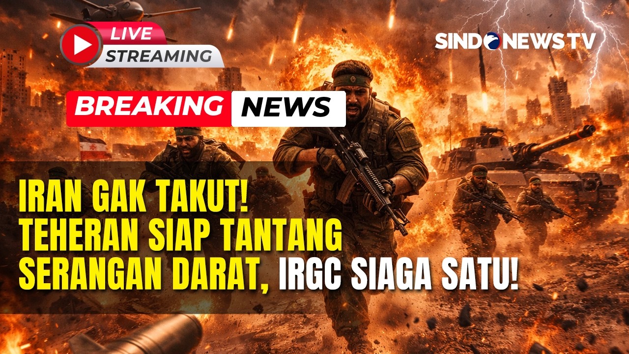 IRAN GAK TAKUT! Teheran Siap Tantang Serangan Darat AS, Pasukan Elite IRGC Siaga! | Sindo Trending
