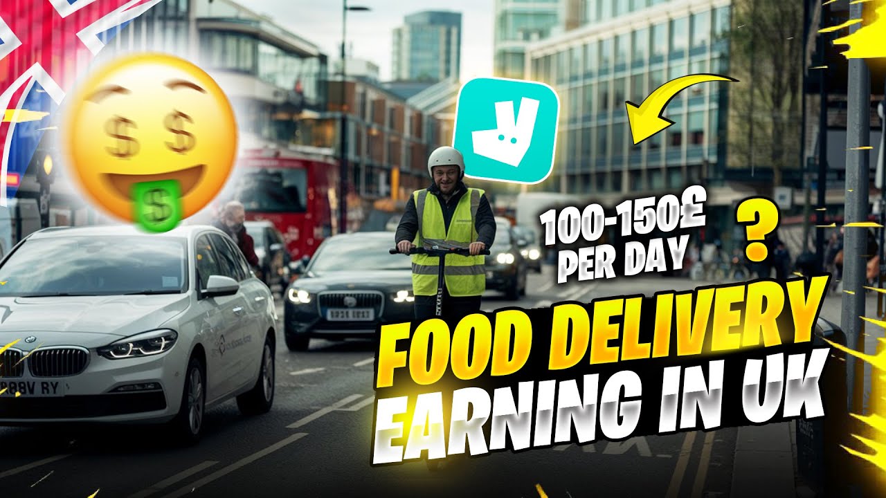 Food delivery earnings in UK with Deliveroo - January intake 2025
