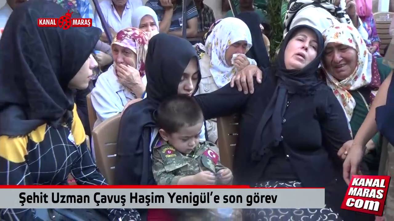 Şehit Uzman Çavuş Haşim Yenigül Kahramanmaraş'ta toprağa verildi