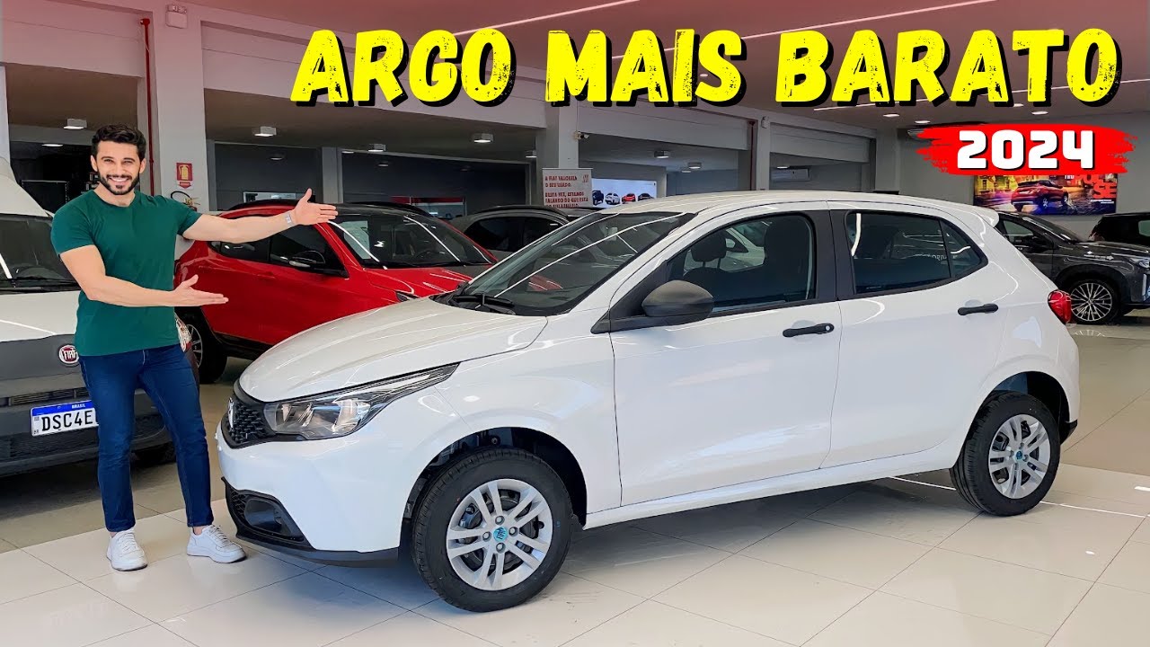 FIAT ARGO 2024, essa é a versão mais barata