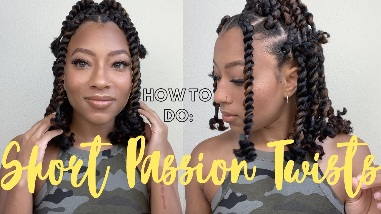 EASY SHOULDER LENGTH PASSION TWIST TUTORIAL | Beginner Friendly