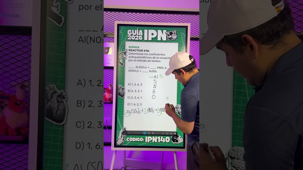Reactivo #16 Química – Guía IPN 2026