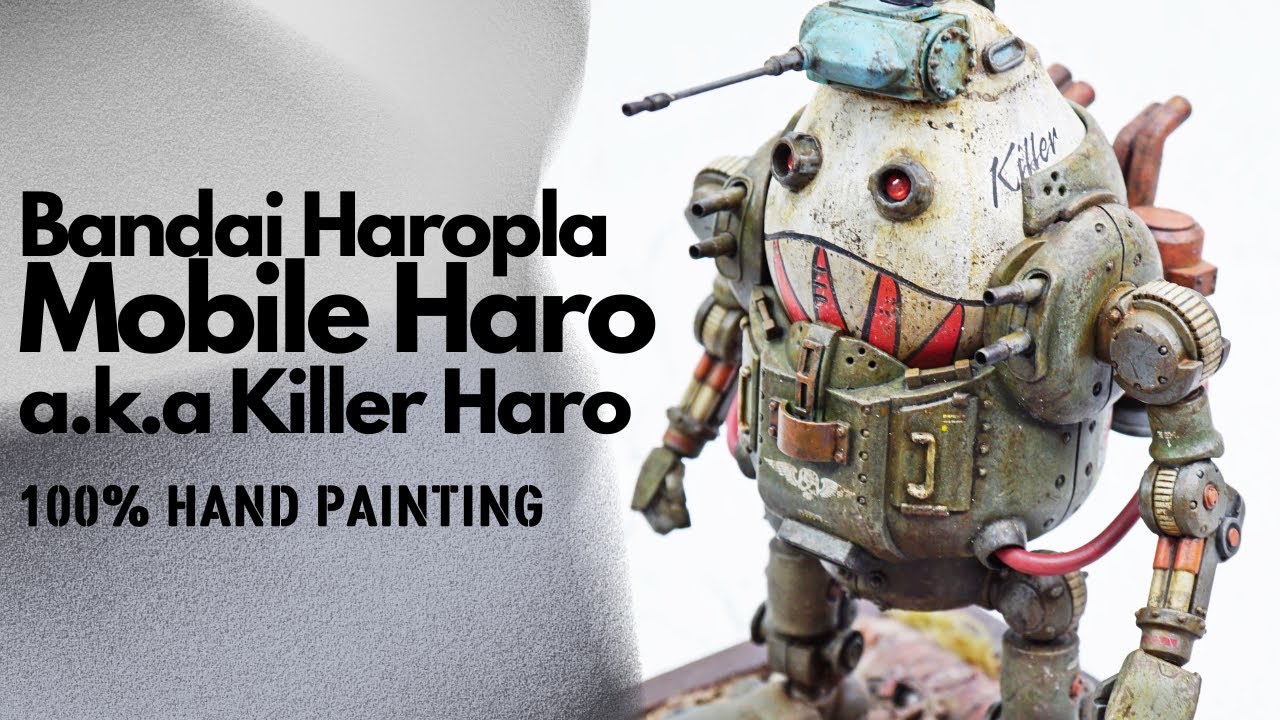 Mobile Haro Custom [a.k.a Killer Haro] Brush Painting (ENG CC)/ 모빌 하로 커스텀 [a.k.a 킬러 하로] 붓도색