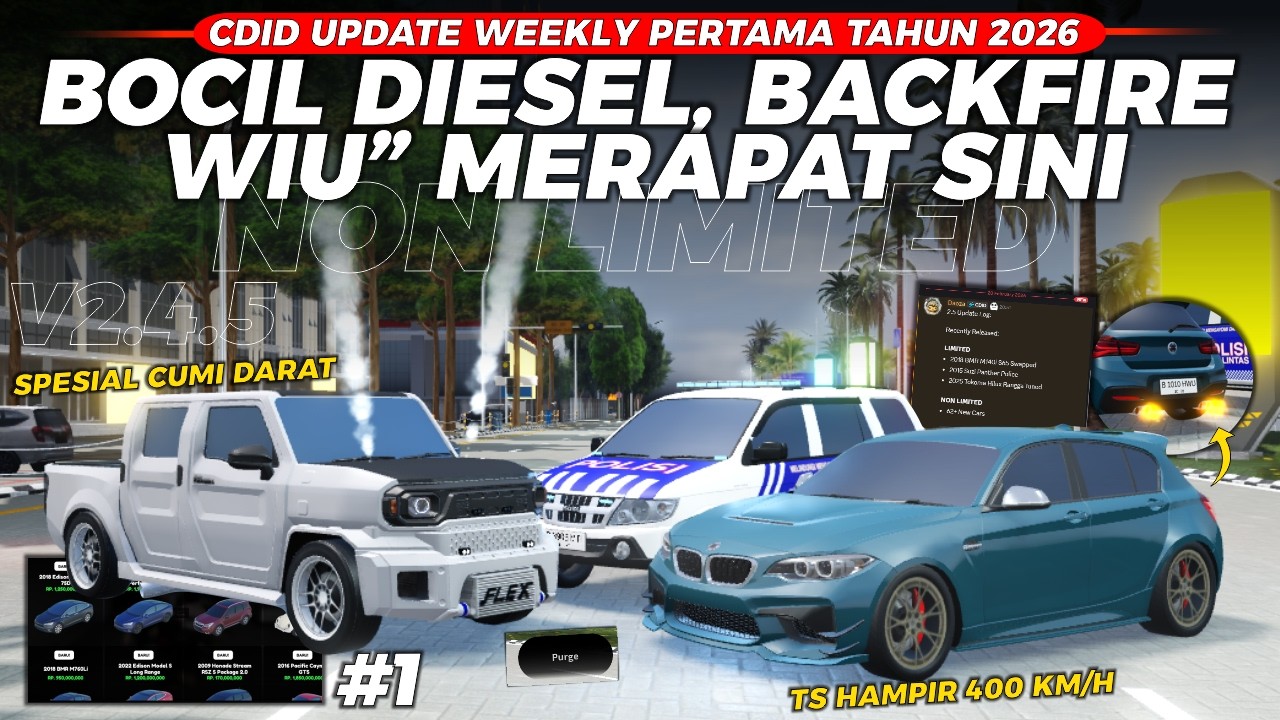 CDID UPDATE V2.5 MOBIL WEEKLY Ke 1 NON GAMEPASS PULA & NON LIMITED +62 - Roblox CDID