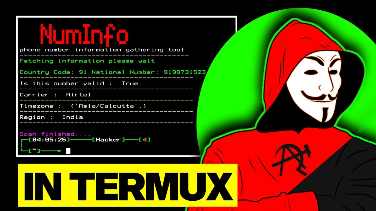 Educational Tool: Explore Phone Number Info Using Termux (No Personal Data Misuse) 📚🔐