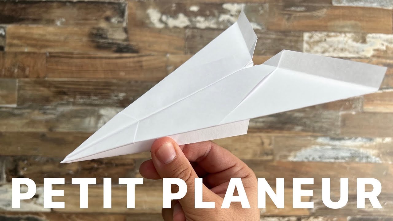 Tuto Comment faire le meilleur avion en papier ✈️ petit planeur - Vol loin, longtemps - DEBUTANT