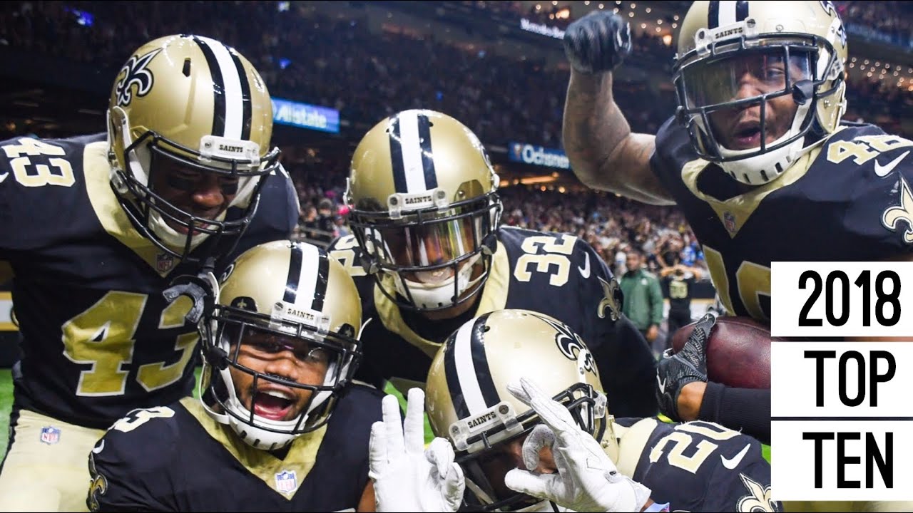 Saints Top 10 Plays of 2018