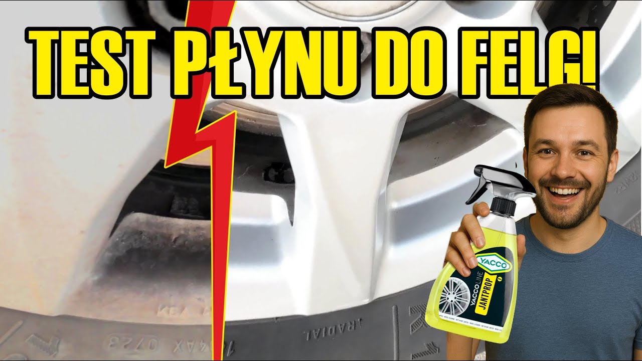 Jak samemu dobrze wyczyścić felgi - Test płynu do felg YACCO JANTPROP