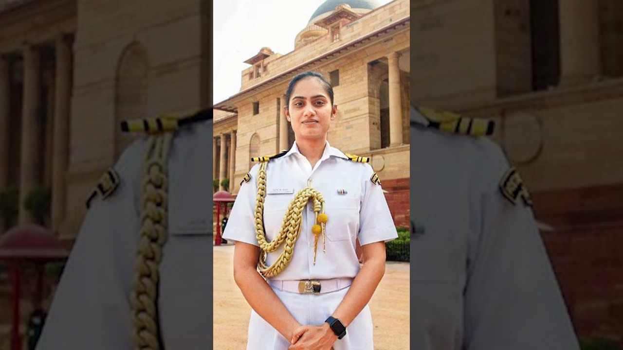 1st Woman Navy ADC to President of India