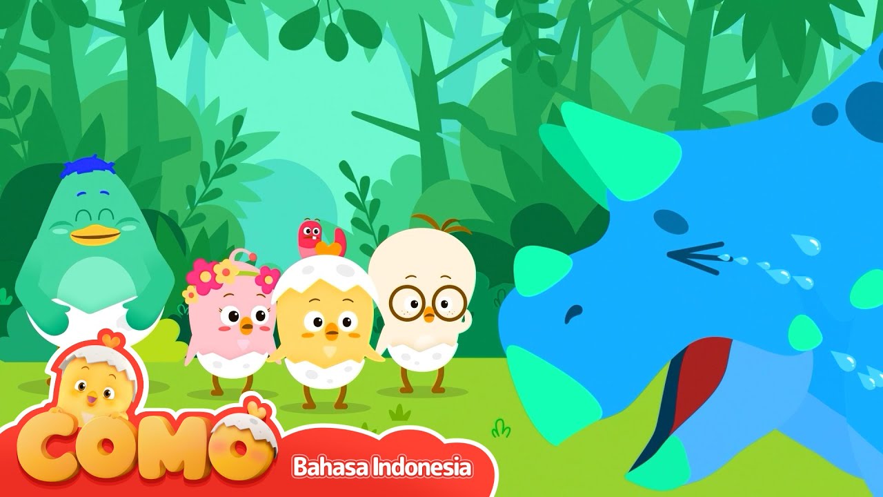 Triceratops mau makan enak! + Episode lainnya | Ekspedisi Komo | Dinosaurus | Komo yang menghibur