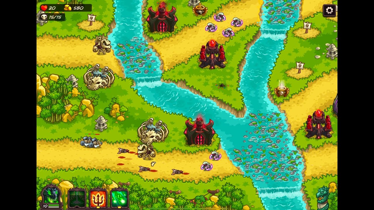 Kingdom Rush Vengeance - Ancient Gate - Veteran 3 Stars