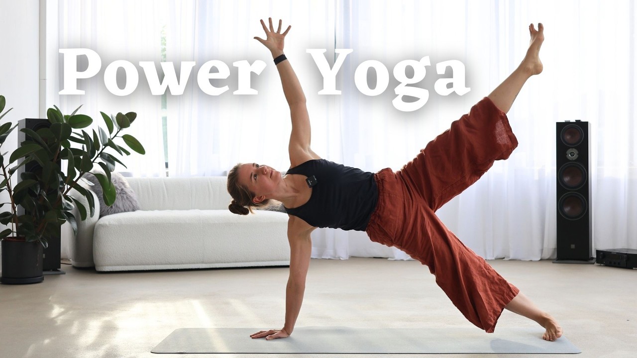 15 min Quick Power Flow | Yoga Practice for Mindful Strength, Stability & Flexibility