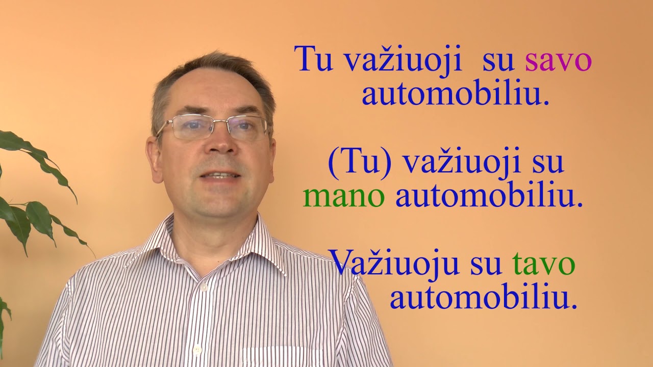 LITHUANIAN LESSON 110 - MINE IS NOT A STRANGER - Savas nėra svetimas