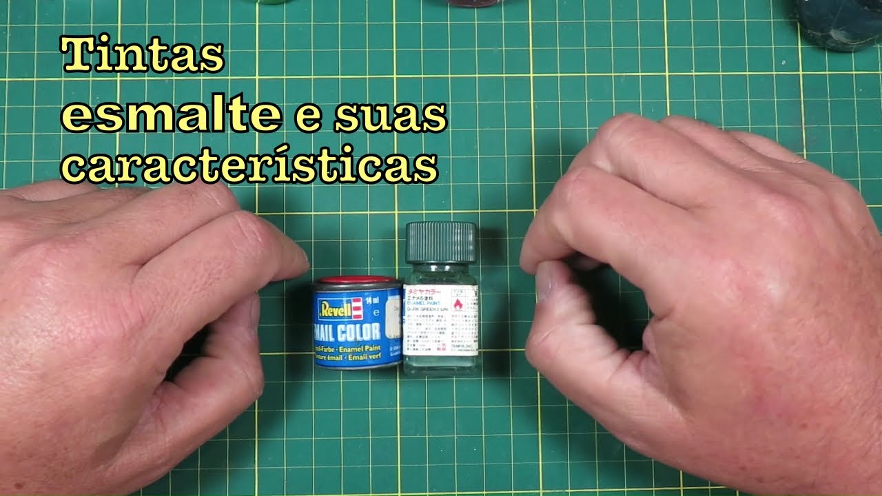 Tintas Esmalte  (Enamel) as mais antigas. [Tintas para o modelismo]