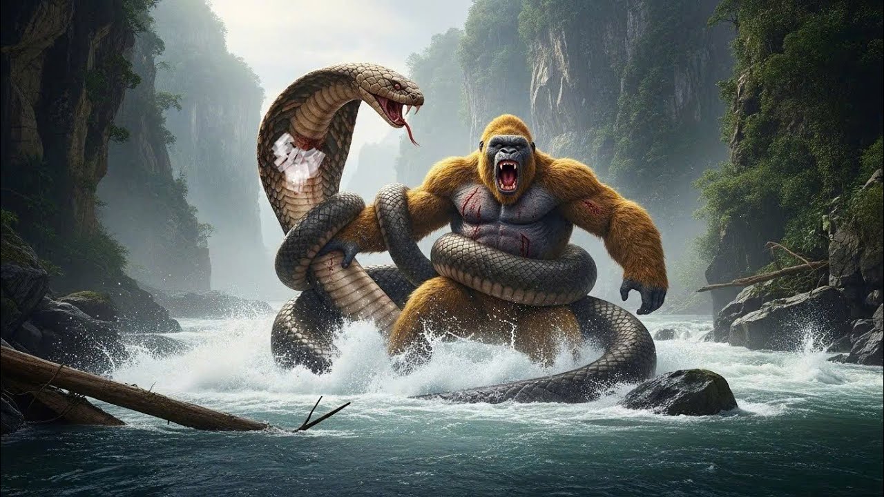 KING KONG vs GIANT COBRA | Epic Battle to Protect the Animal Kingdom #herokingkong #kingmonster