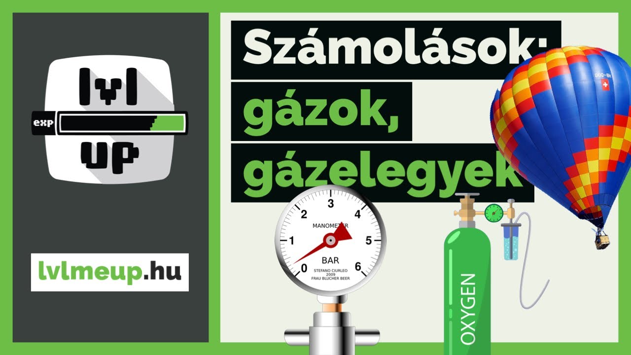 Gázok, Gázelegyek | lvlmeup.hu | Emelt kémia érettségi számolások