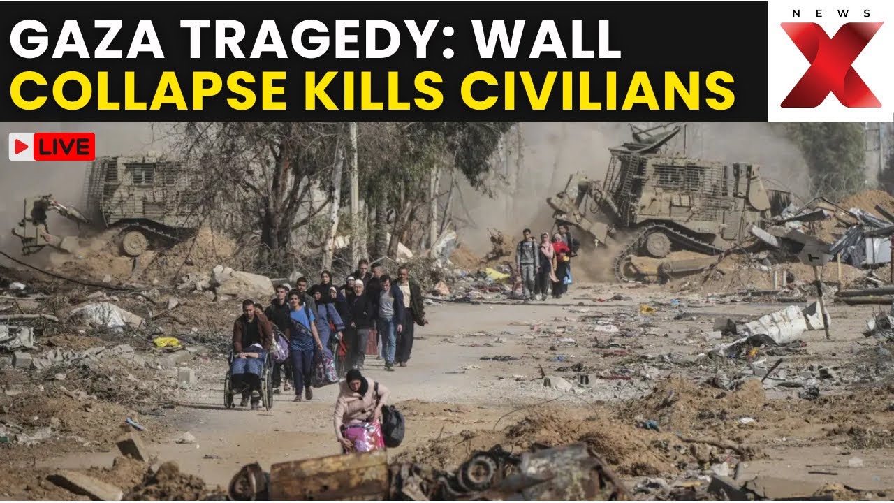 Gaza Wall Collapse LIVE | Tents, Ruins and Death—Inside Gaza’s Winter Nightmare