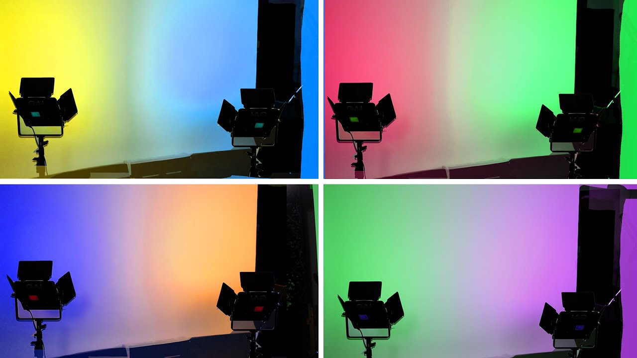 How to make a YouTube background STAND OUT with colored lights